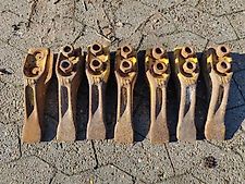 JCB Skovltænder (Spare part/Reservedel/Ersatzteil)