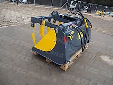 KREATEC Schaufel mit Niederhalter/ Krokoschaufel/ Reißschaufel 1,2m, mit Hardox 500