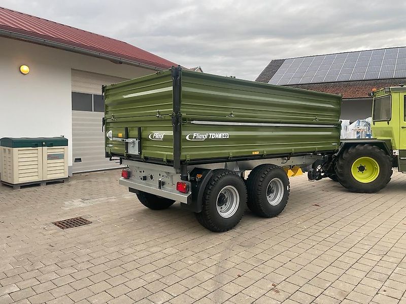 Fliegl TDK 140 Fox Tandemkipper Kipper Anhänger Traktor 2 Achser