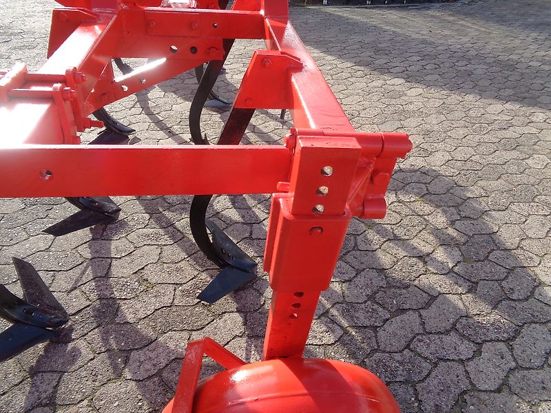 Rau Frontgrubber 3m Vorbaugrubber Anbaugrubber mit Zapfwellendurchtrieb&Hitch für Anbaugeräte 500mm Stützräder Klappbar zur Exakten Tiefenführung