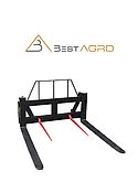 Bestagro Palettengabel für Frontlader Tragfähigkeit 1600kg Mit dem Rahmen Beste Qualität !!!