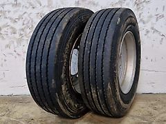 Zuid-West 285/70R19.5 Hankook T22 Lijn profiel 75% op wiel 221-275-8 ET0