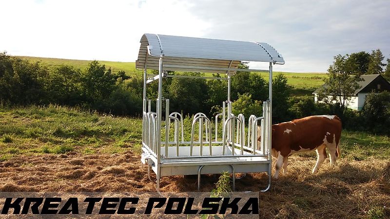 KMZ Heuraufe M4/12, Raufe für Vieh und Pferde 12 -Stellen, verzinkt