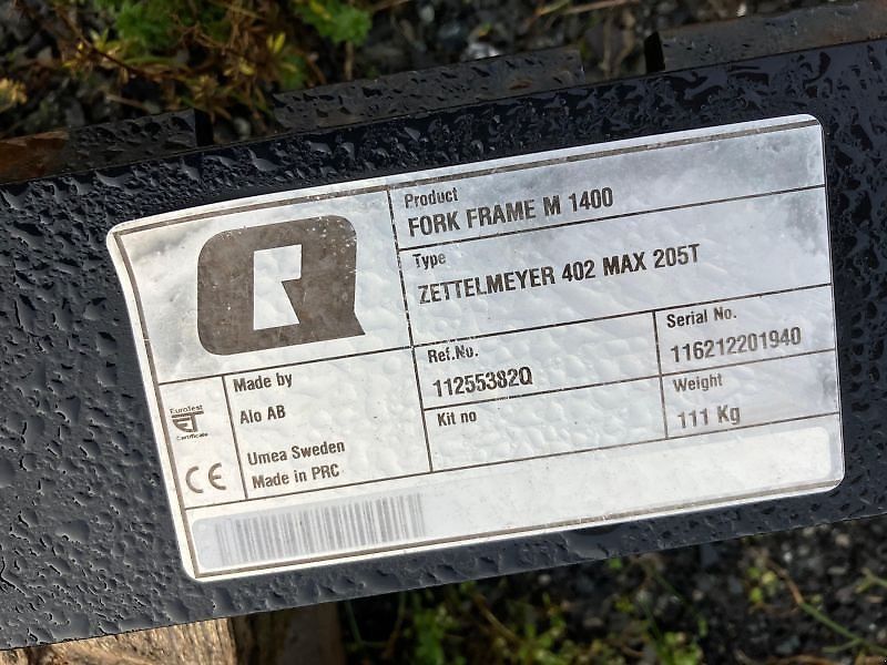 Alö 11255382Q PALETTENGABEL-RÜCKEN