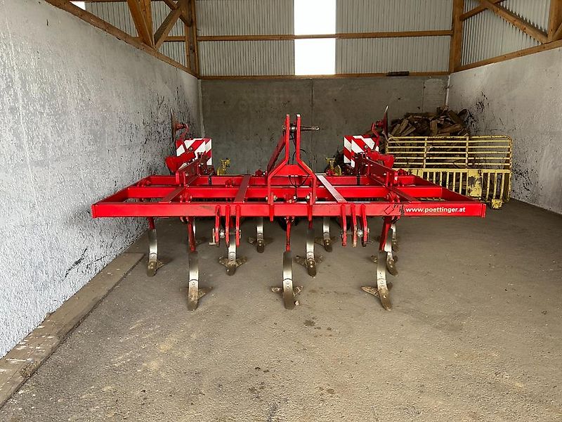 Pöttinger Synkro 3003 Grubber 3m Schneidringwalze Flügelschar