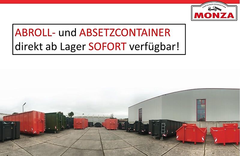 Monza Abrollcontainer - 9,5m³ - Kombiklappe