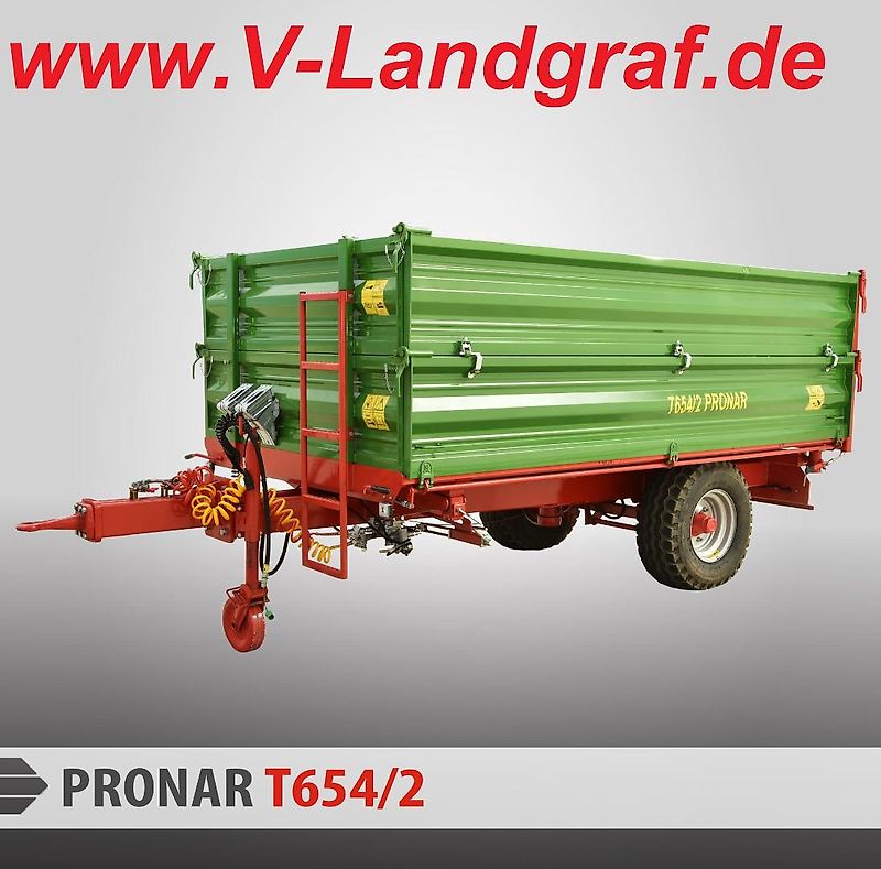 Pronar T 654/2 Einachser Dreiseitenkipper 6 to Auflaufbremse 40km/h