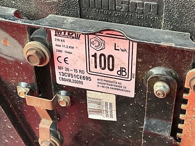 Massey Ferguson MF36 -15RD Zitmaaier