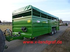 Pronar T 046/2 Viehanhänger hydraulisch absenkbar 14 m²