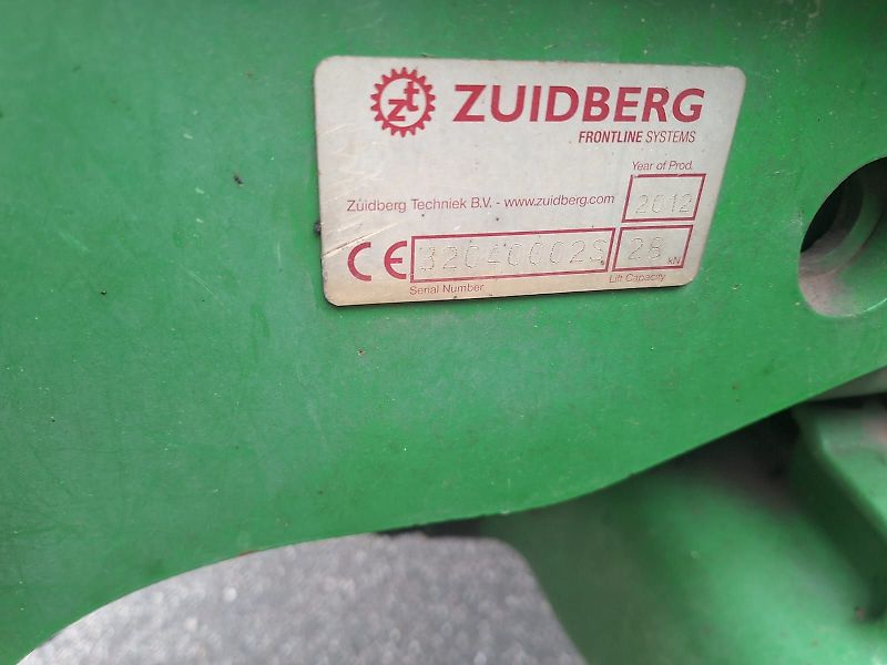 Zuidberg GEBRAUCHTE SCHNEEPFLUGANBAUPLATTE