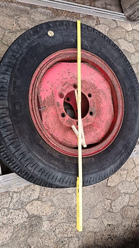 Continental Votyre Reifen 6.50-20 AW reifen Fabrikat Voltyre 6 Loch Felge Innenkranz 200mm Aussendurchmesser 830mm