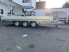 Eduard 3500kg Dreiachs Auffahrschie Seilwinde Ladem.606x220x30 cm