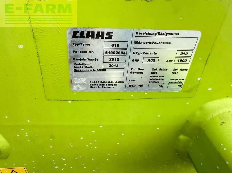 Claas disco 3500 contour