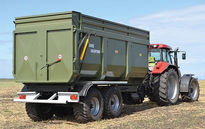 Kobzarenko Muldenkipper TSP-20 *NEU* (19,2 m³) mit Aufsatzbordwände (26,7 m³)