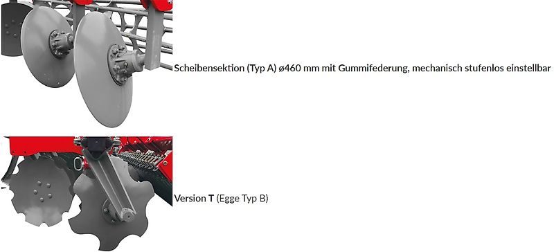 Unia Flügelschargrubber KOS S, Non Stop, 3,00 m, mit Kurzscheibenegge (Egge Typ B), NEU