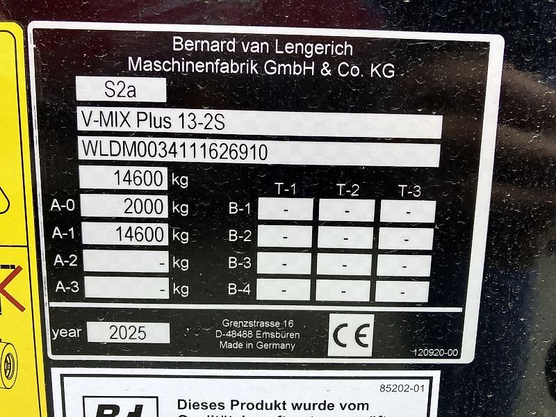 BvL V-MIX PLUS 13-2S WIEGESYSTEM